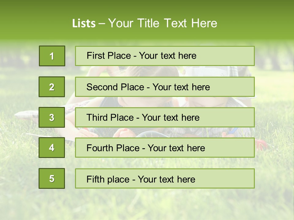 Activity Kid Male PowerPoint Template