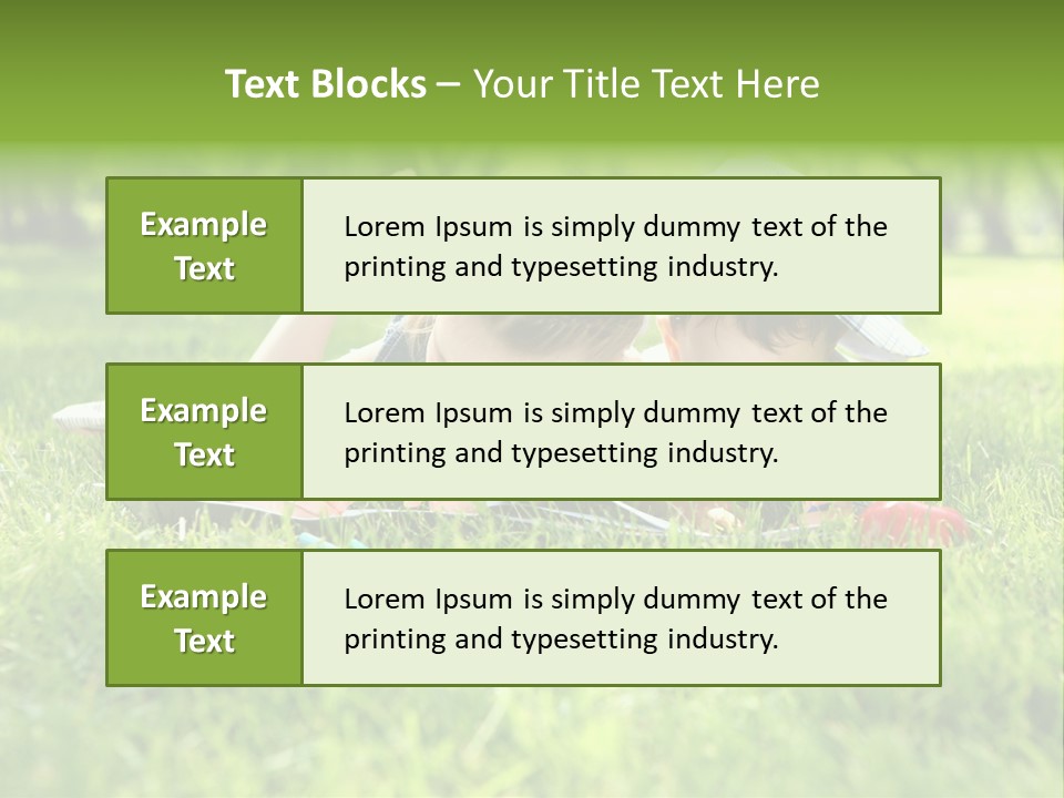 Activity Kid Male PowerPoint Template