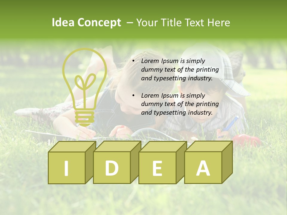 Activity Kid Male PowerPoint Template