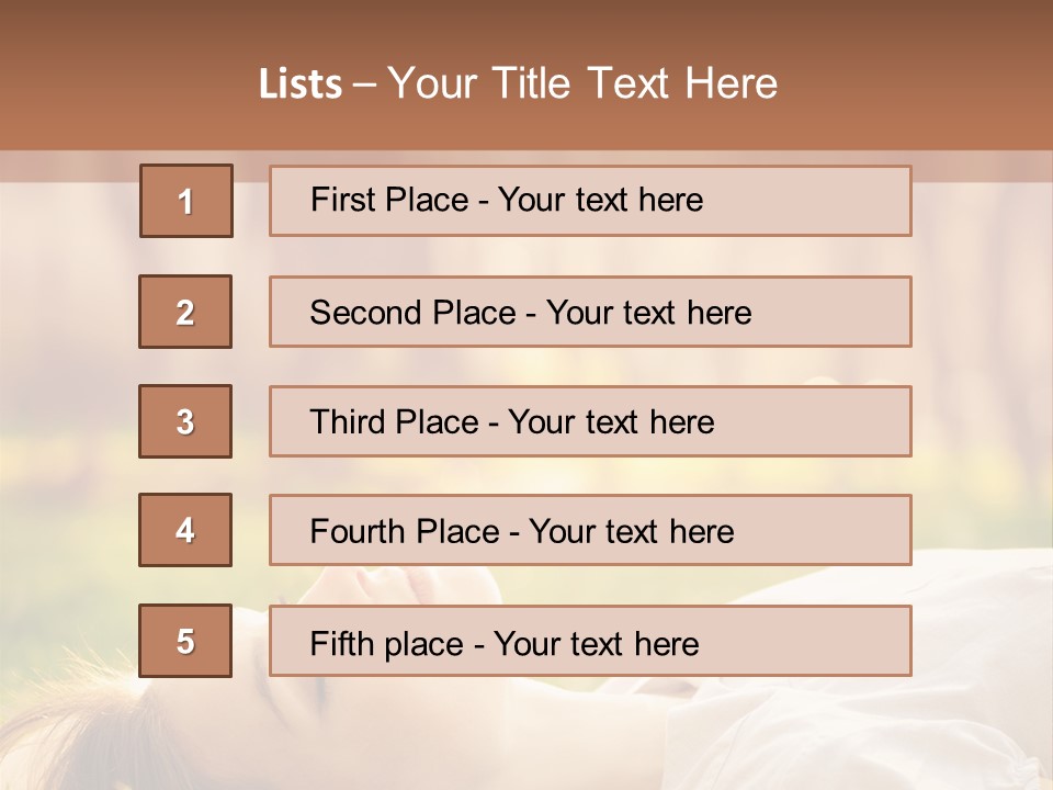 Springtime Fun Looking PowerPoint Template