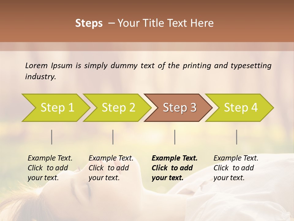 Springtime Fun Looking PowerPoint Template