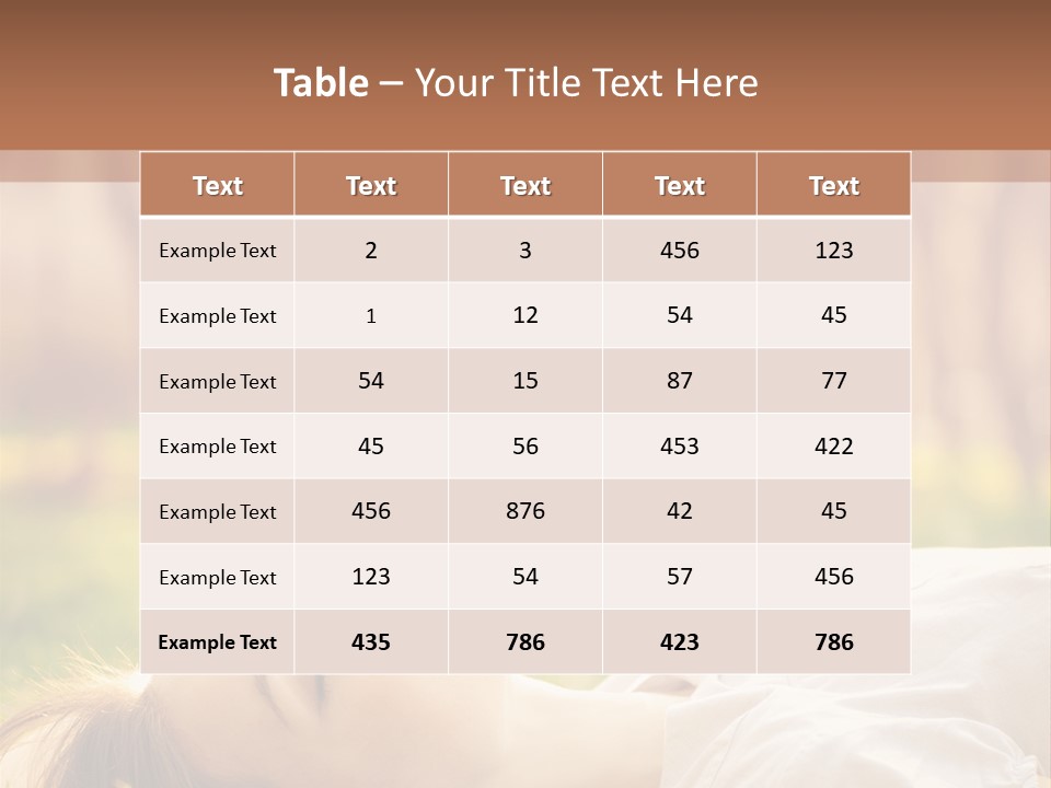 Springtime Fun Looking PowerPoint Template