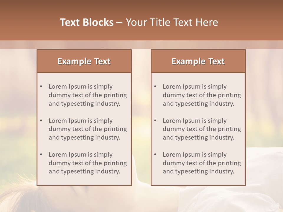Springtime Fun Looking PowerPoint Template