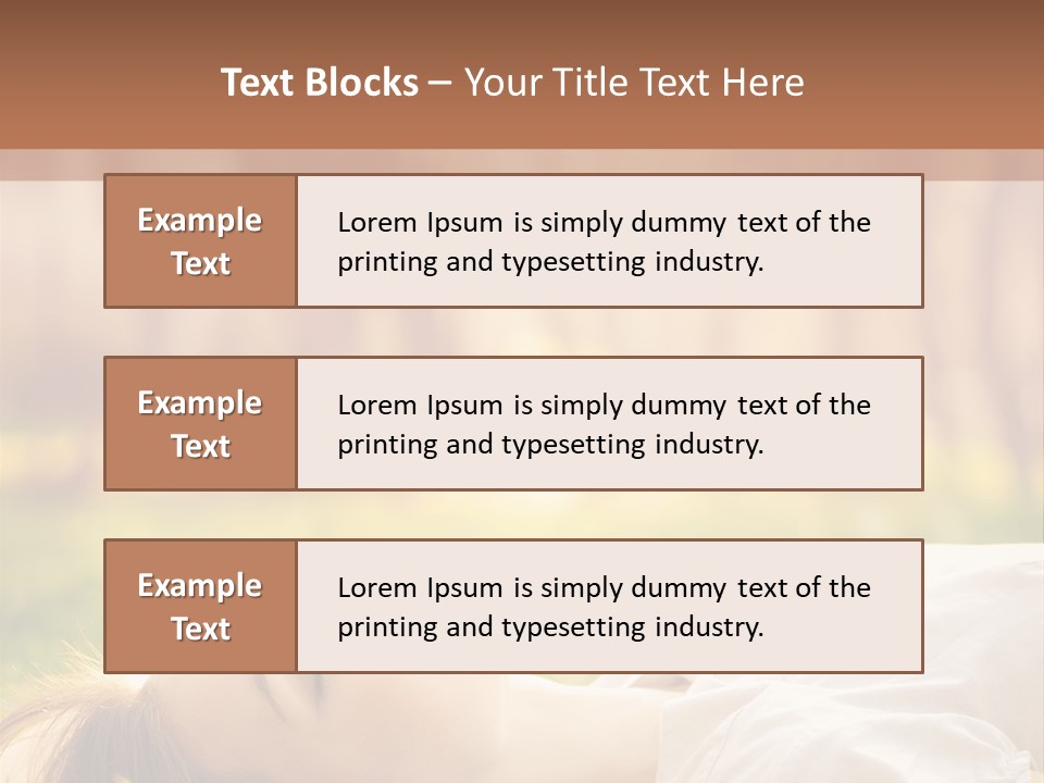 Springtime Fun Looking PowerPoint Template