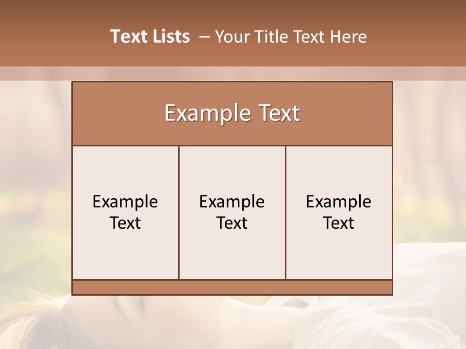 Springtime Fun Looking PowerPoint Template