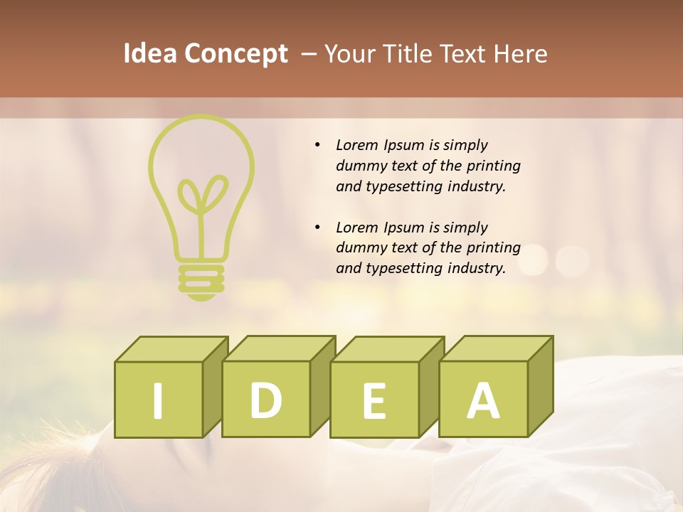 Springtime Fun Looking PowerPoint Template