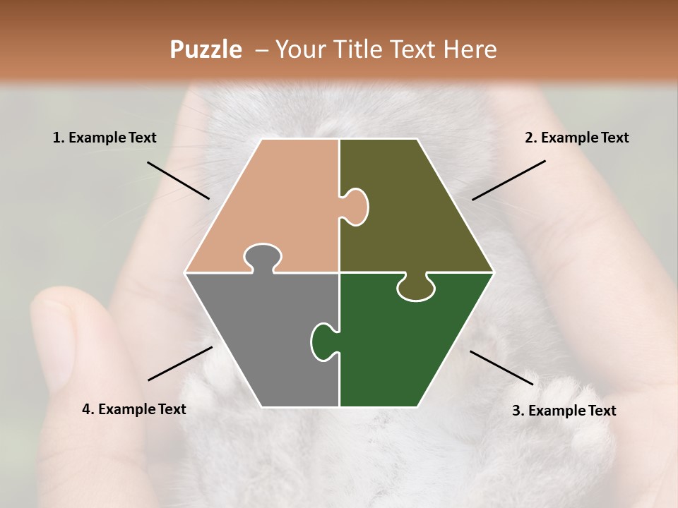 Ears Green Domestic PowerPoint Template