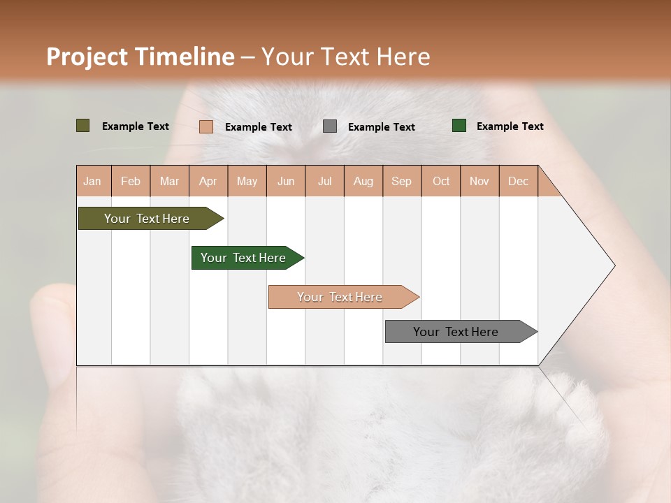 Ears Green Domestic PowerPoint Template