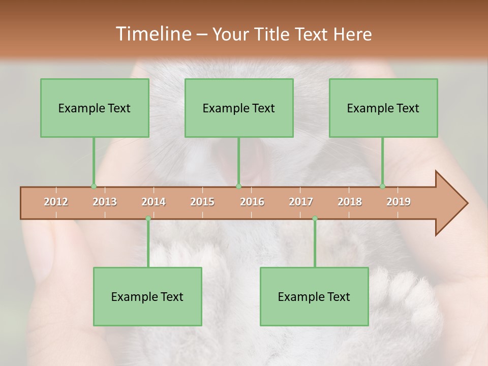 Ears Green Domestic PowerPoint Template