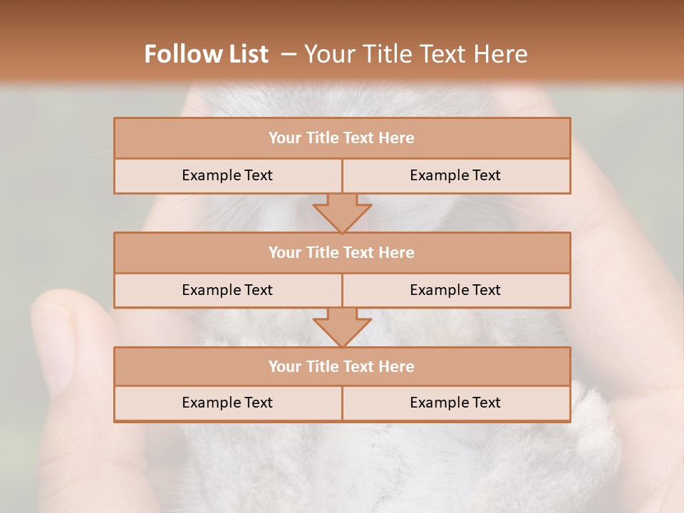 Ears Green Domestic PowerPoint Template