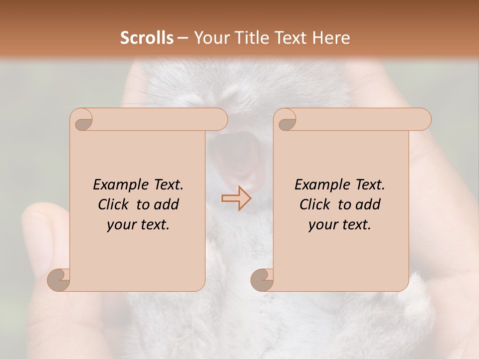 Ears Green Domestic PowerPoint Template