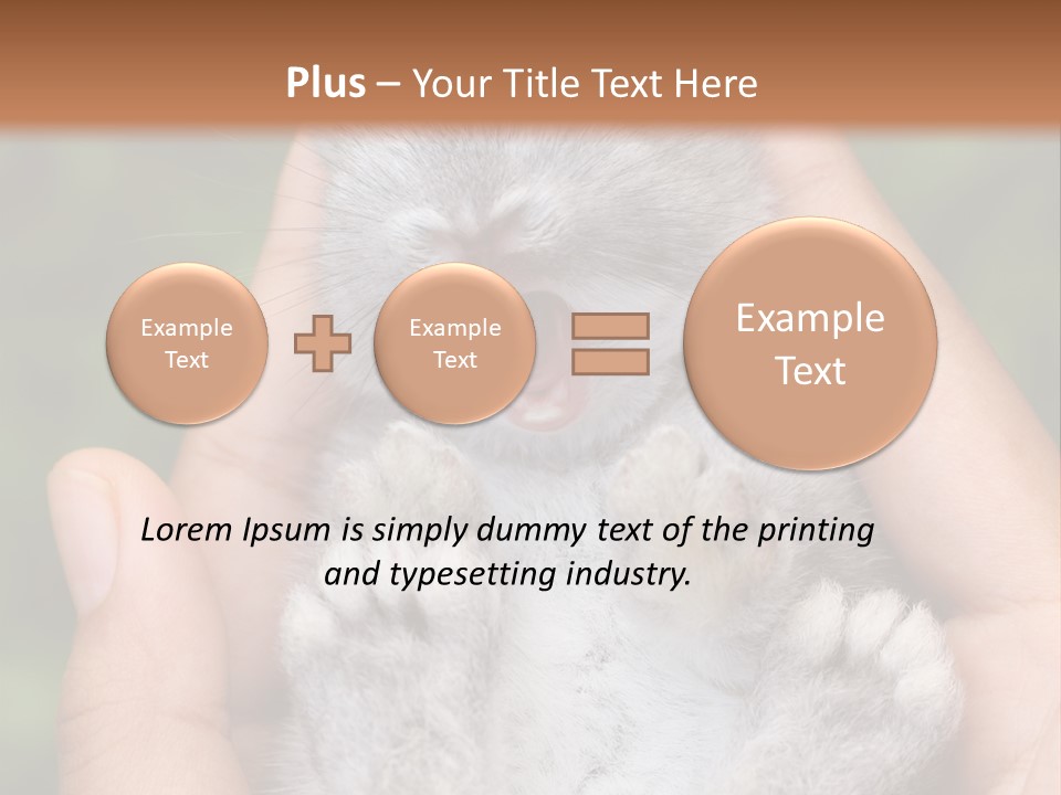 Ears Green Domestic PowerPoint Template