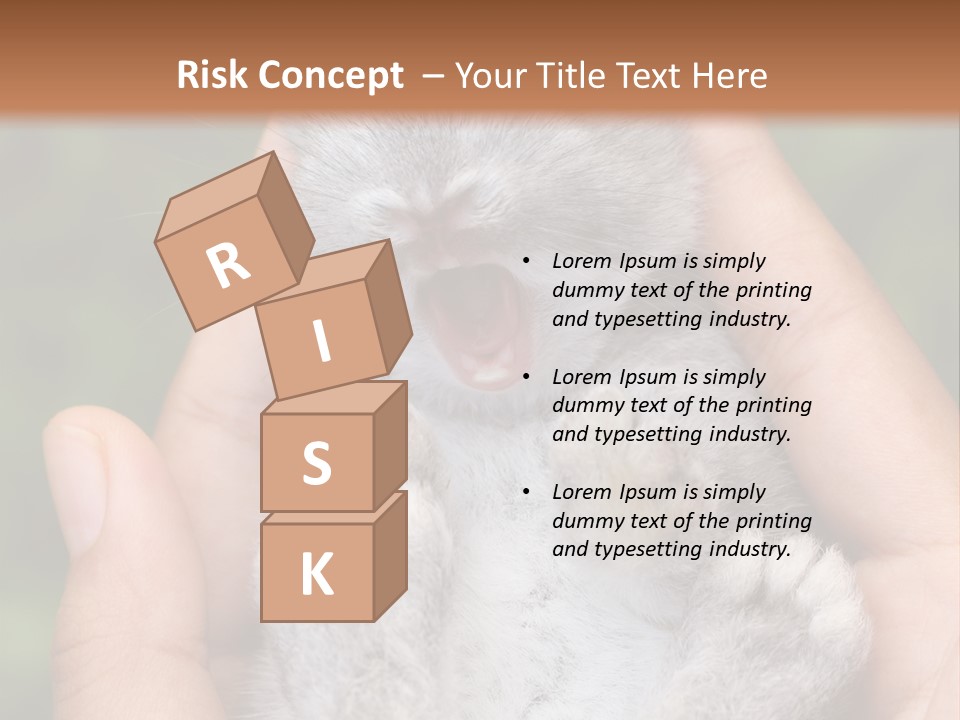 Ears Green Domestic PowerPoint Template