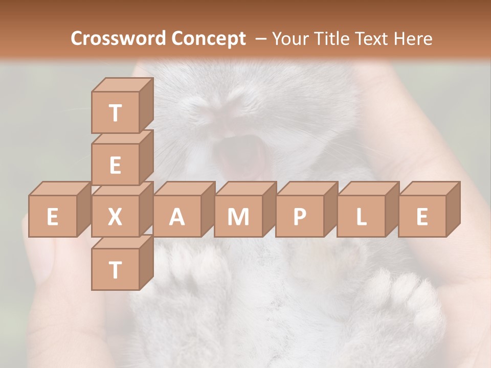 Ears Green Domestic PowerPoint Template