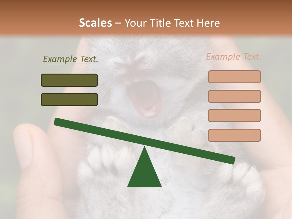Ears Green Domestic PowerPoint Template