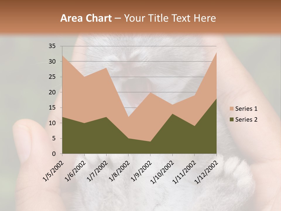Ears Green Domestic PowerPoint Template
