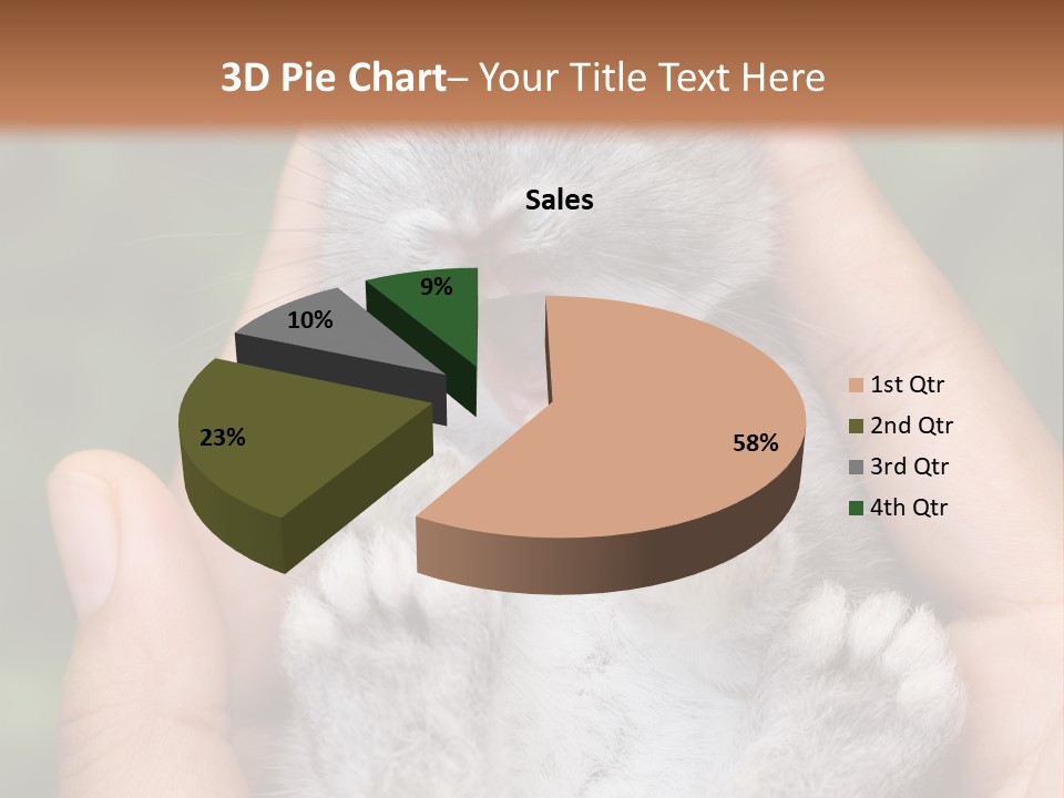 Ears Green Domestic PowerPoint Template