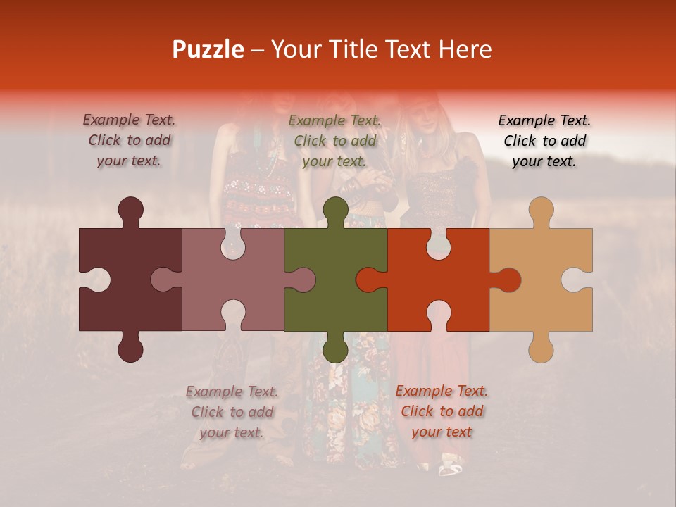 Fish Paradise Human PowerPoint Template