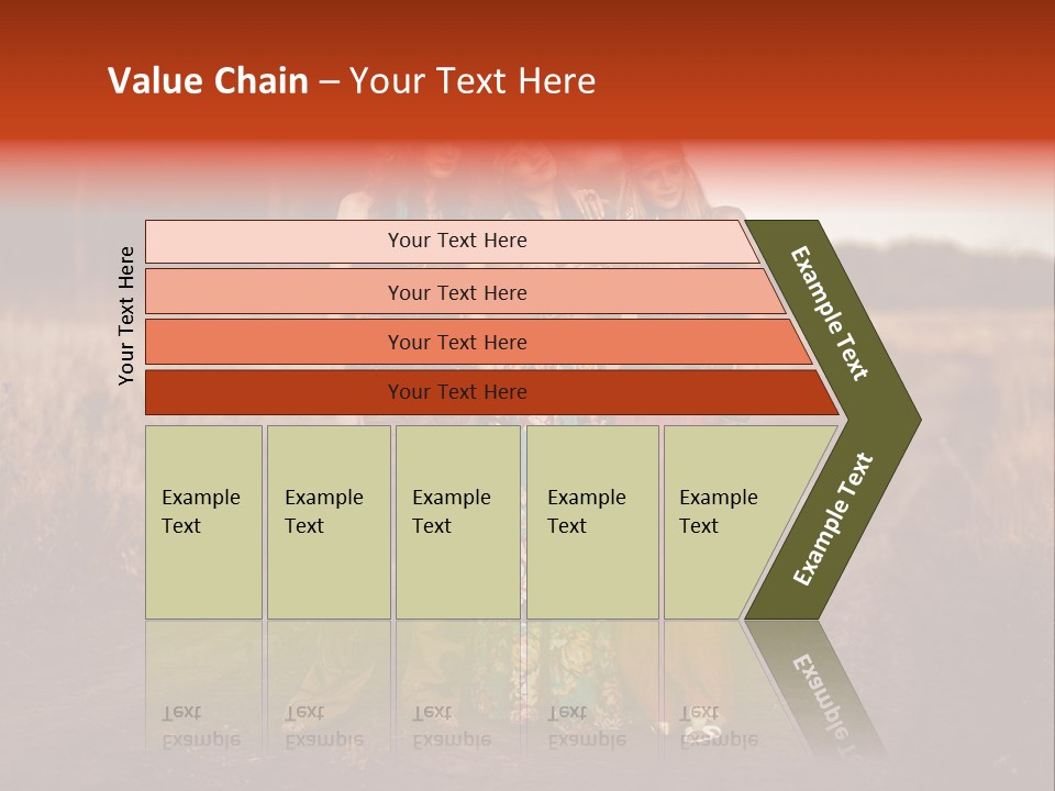 Fish Paradise Human PowerPoint Template
