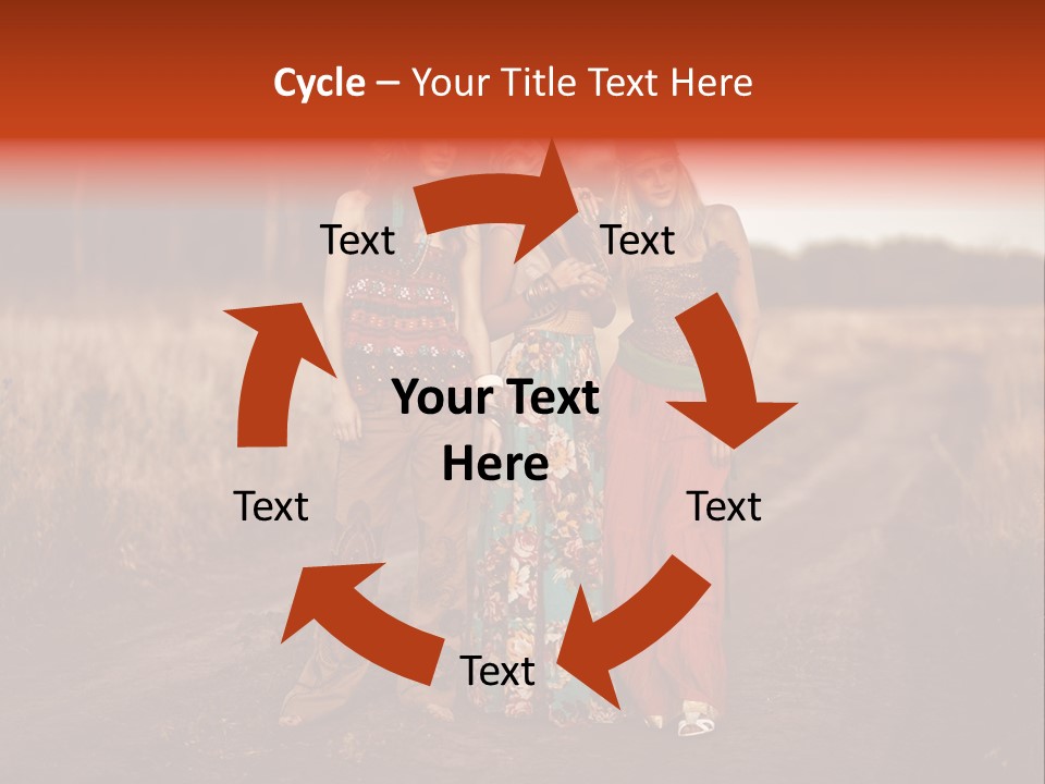 Fish Paradise Human PowerPoint Template