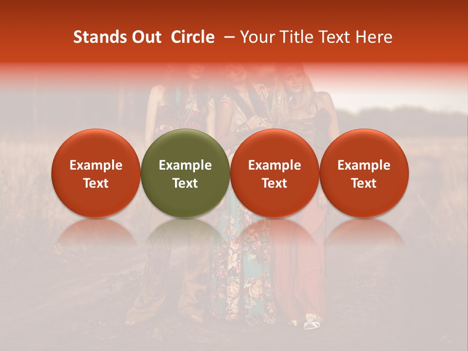 Fish Paradise Human PowerPoint Template