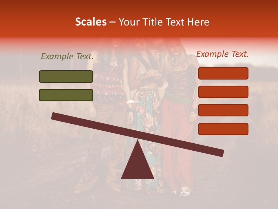 Fish Paradise Human PowerPoint Template