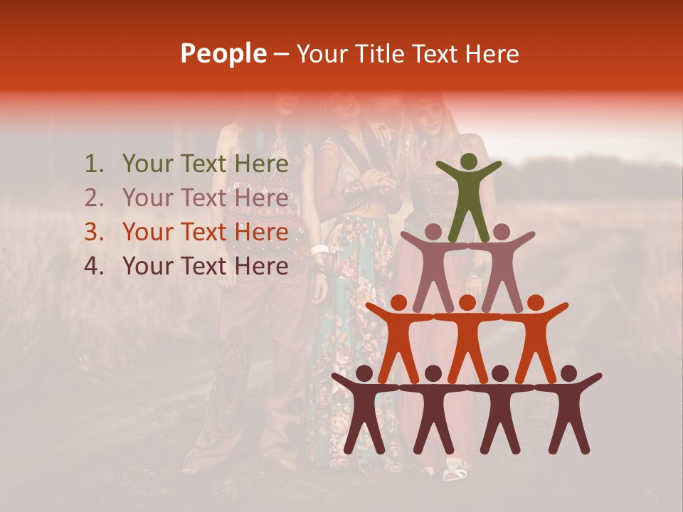 Fish Paradise Human PowerPoint Template