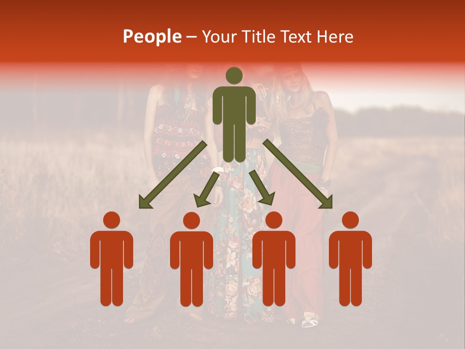 Fish Paradise Human PowerPoint Template