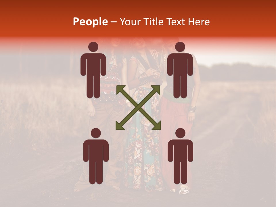 Fish Paradise Human PowerPoint Template