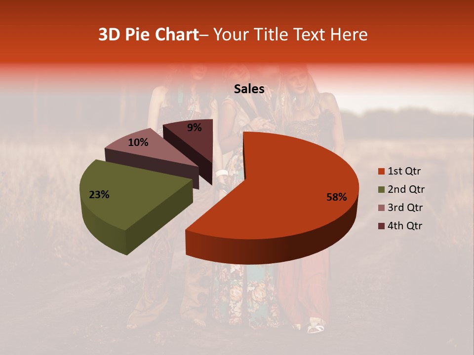 Fish Paradise Human PowerPoint Template