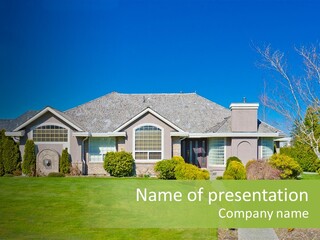 Builder Estate Driveway PowerPoint Template