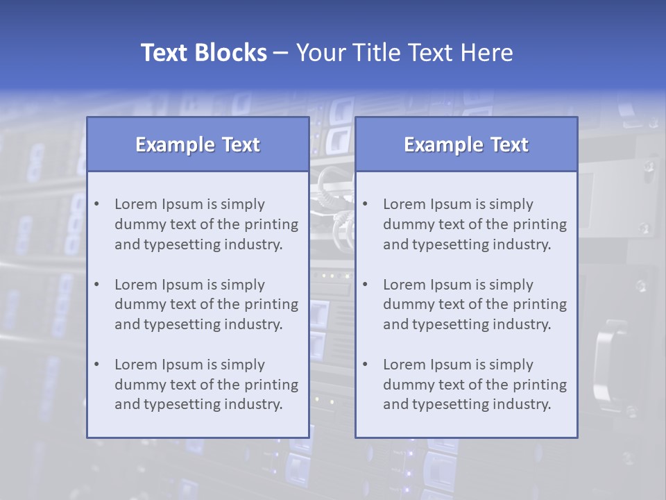Design Database Web PowerPoint Template