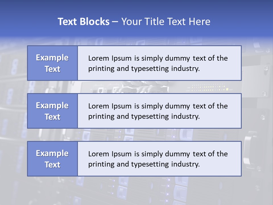 Design Database Web PowerPoint Template