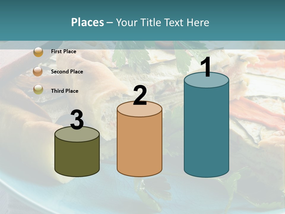 Slice Delicious Cheese PowerPoint Template