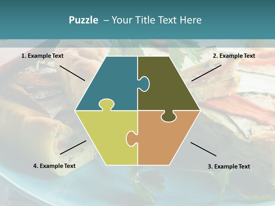 Slice Delicious Cheese PowerPoint Template