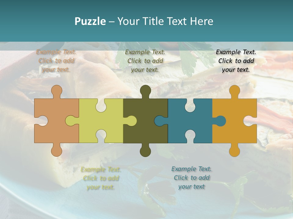 Slice Delicious Cheese PowerPoint Template