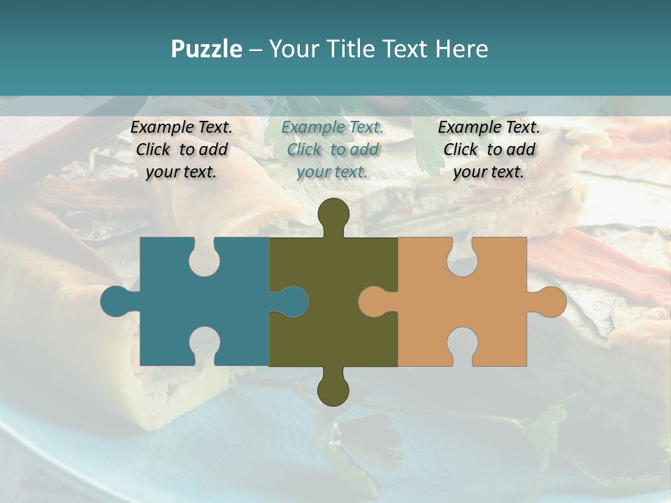 Slice Delicious Cheese PowerPoint Template