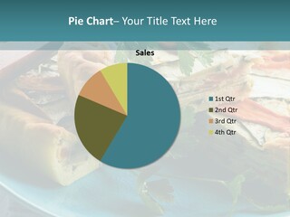 Slice Delicious Cheese PowerPoint Template