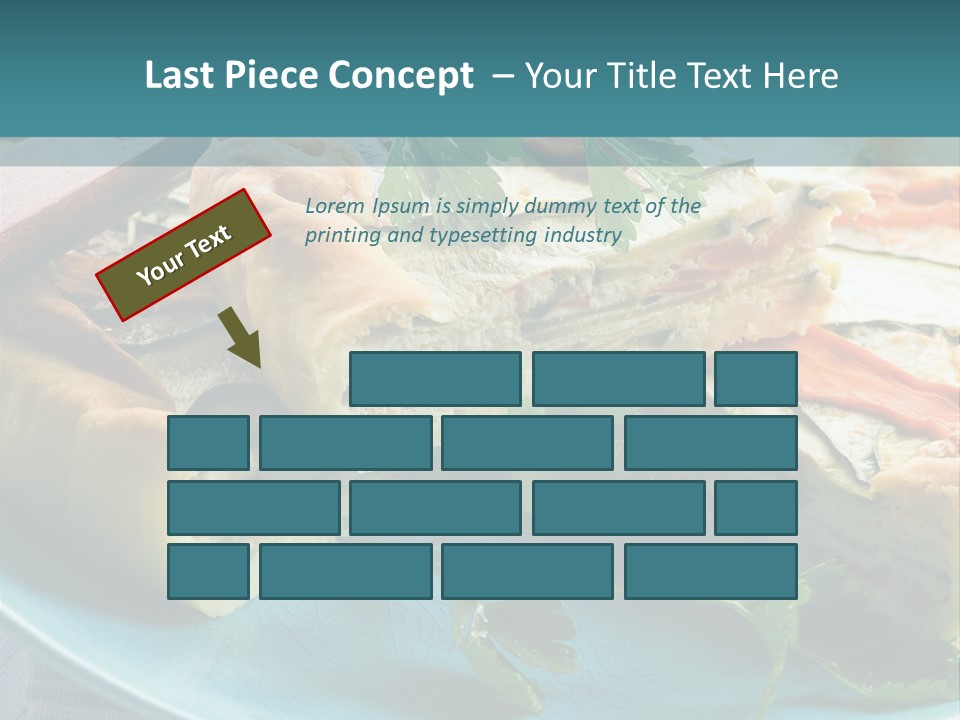 Slice Delicious Cheese PowerPoint Template