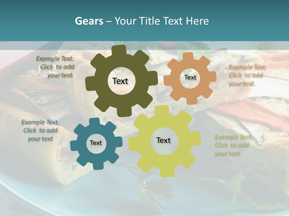 Slice Delicious Cheese PowerPoint Template