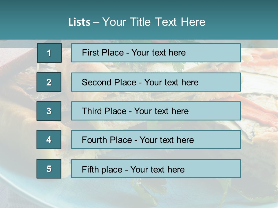Slice Delicious Cheese PowerPoint Template