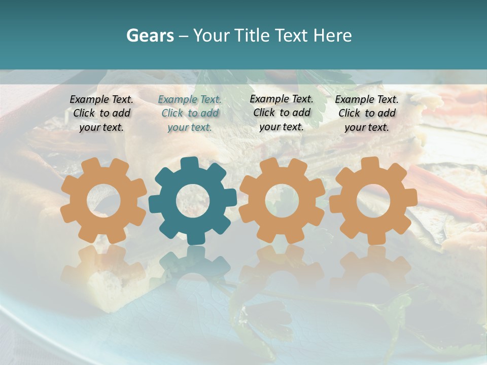 Slice Delicious Cheese PowerPoint Template