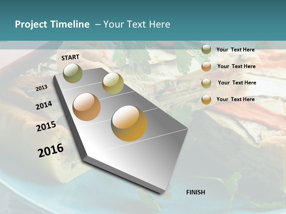 Slice Delicious Cheese PowerPoint Template