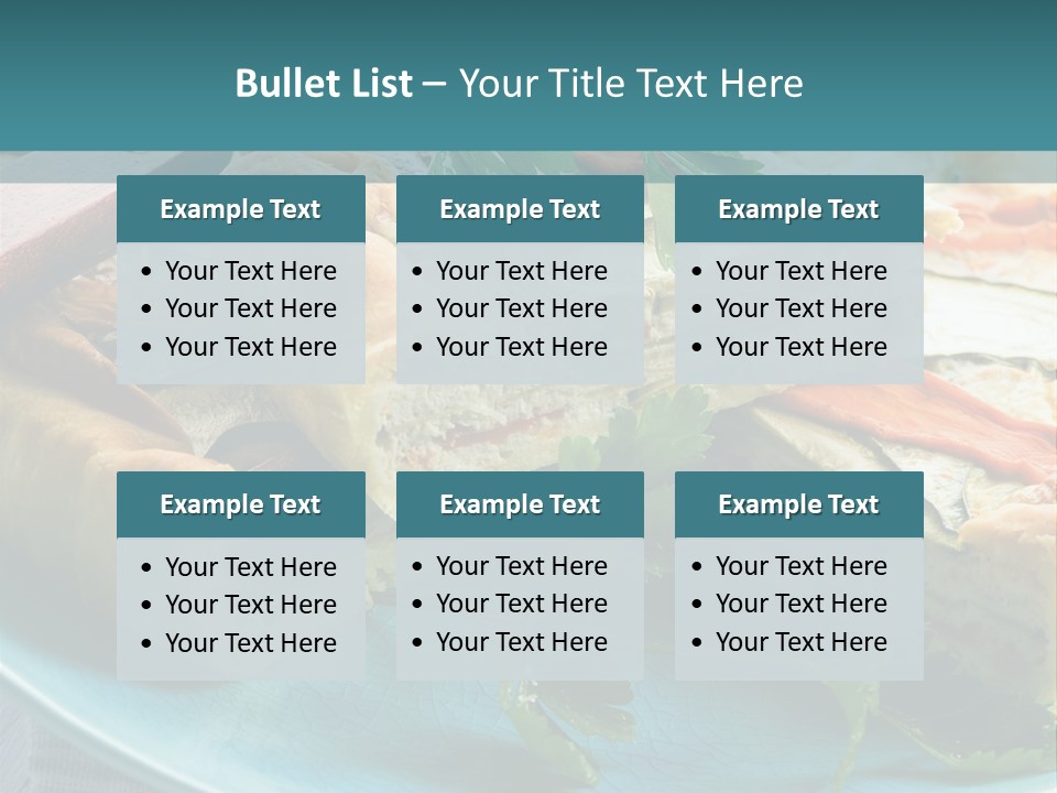 Slice Delicious Cheese PowerPoint Template