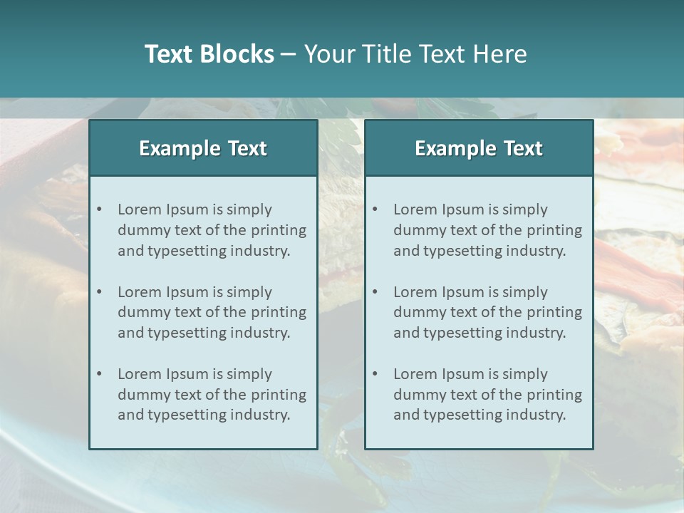 Slice Delicious Cheese PowerPoint Template