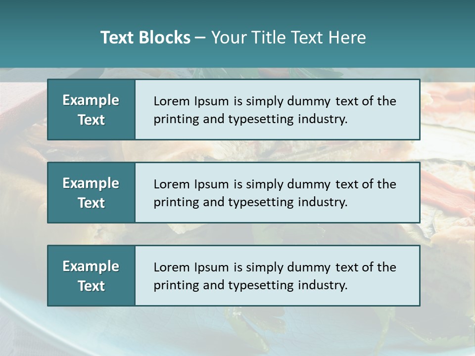 Slice Delicious Cheese PowerPoint Template