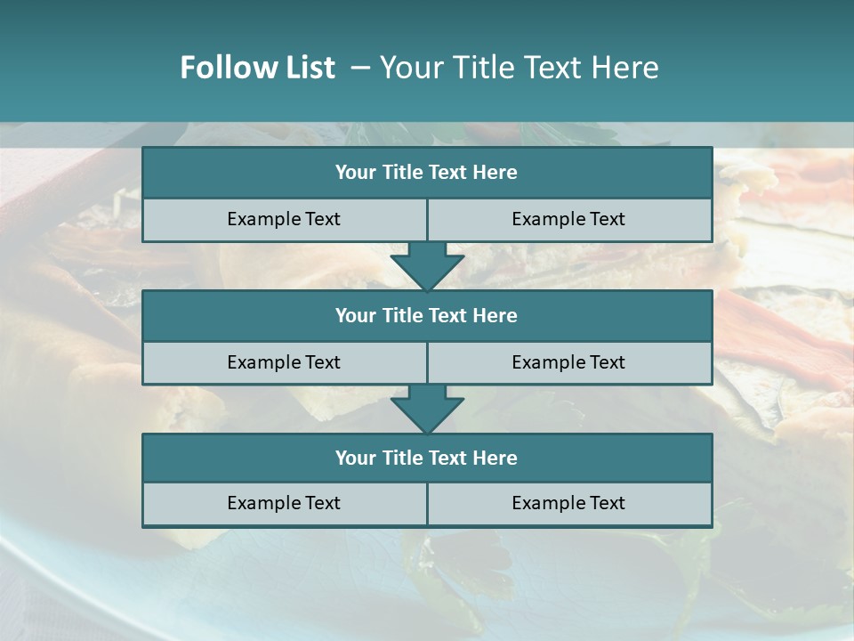 Slice Delicious Cheese PowerPoint Template