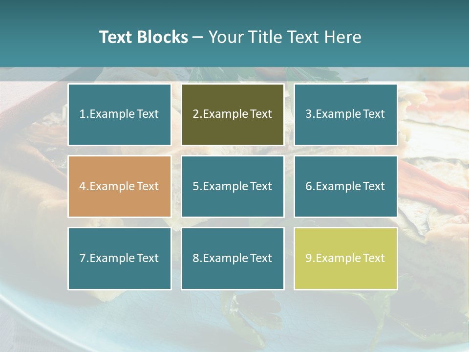 Slice Delicious Cheese PowerPoint Template