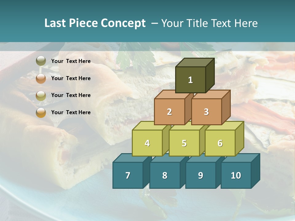 Slice Delicious Cheese PowerPoint Template