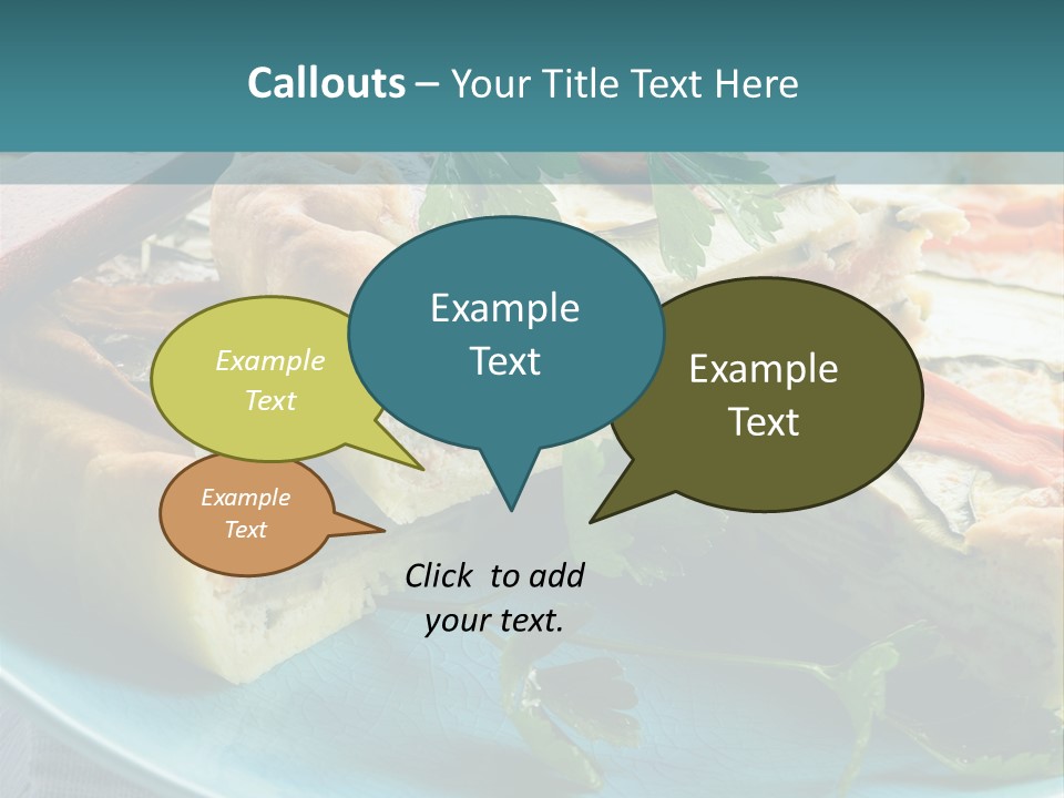 Slice Delicious Cheese PowerPoint Template